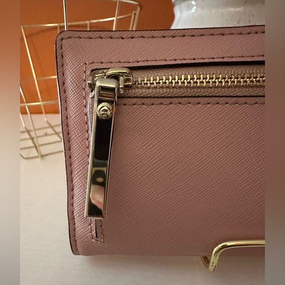 KATE SPADE Cameron Street Lacy bifold Blush Leather Wallet - Picture 3 of 13